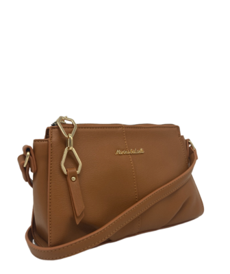 Marina Galanti crossbody bag Zina – menší kabelka přes tělo v zemité barvě - 2