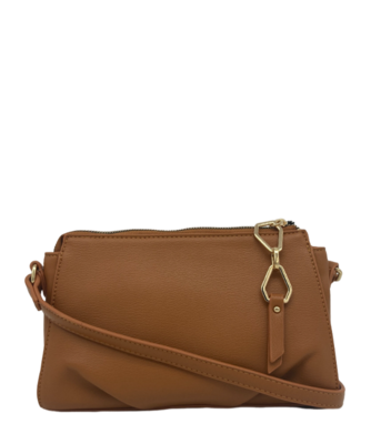 Marina Galanti crossbody bag Zina – menší kabelka přes tělo v zemité barvě - 3