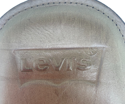 Levi’s pánské nazouváky v barvě khaki v kombinaci usně a textilu - 4