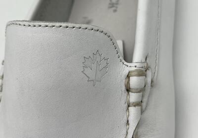 Lumberjack pánské kožené elegantní mokasíny Carman v krémové bílé barvě - 5